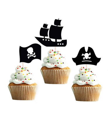 Ideas For Cupcake Toppers | Pirate Cupcake Decorations