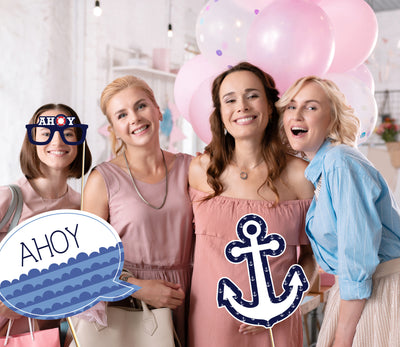 Nautical Birthday Party Theme | Birthday Photo Booth Props