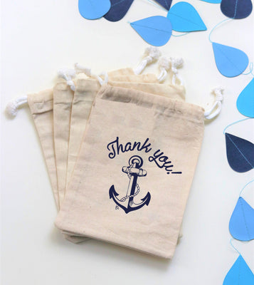 Birthday Party Gifts Ideas | Nautical Birthday Party Favor Bags