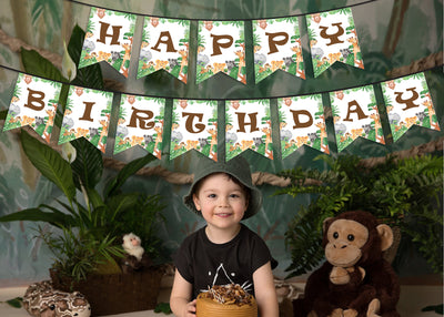 Safari Party Theme Ideas | Boy Birthday Banner Ideas