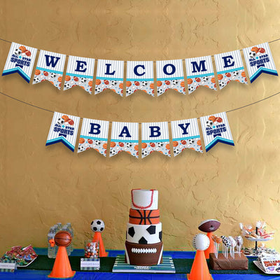 Baby Shower Party Supplies  | Sports Theme Boy Baby Shower Ideas