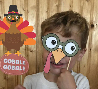 Thanksgiving Photo Booth Props