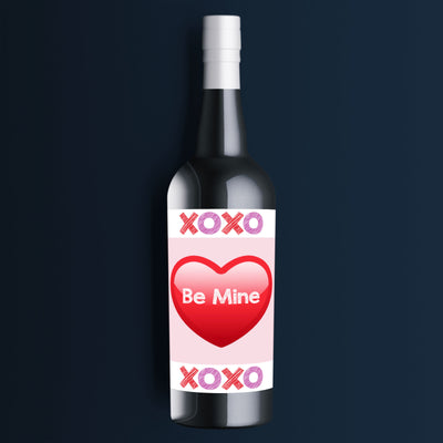 Valentines Decor | Valentines Day Wine Label