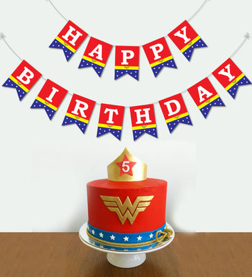 Wonder Woman Birthday Party Decoration