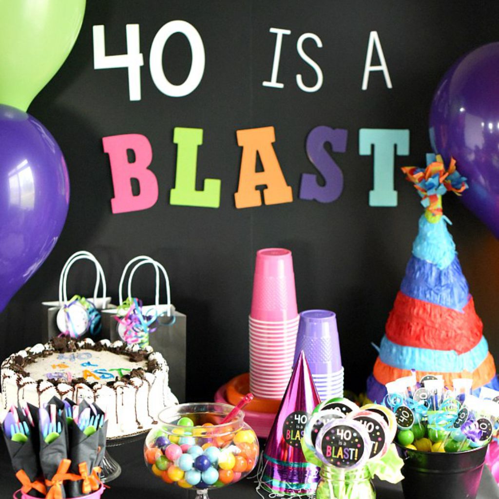 40th birthday themes