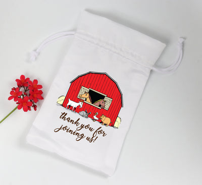 farm animal theme favour  bags 