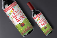 Birthday Wine Bottle Decorations | Farm Birthday Theme Wine Bottles