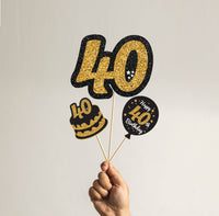 Fabulous 40th Birthday Party Table Decorations | Centerpieces for Birthday Party