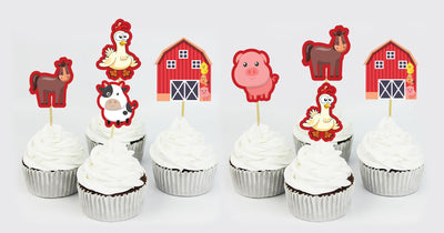 Farm Birthday Cake Ideas | Cupcake Topper Ideas