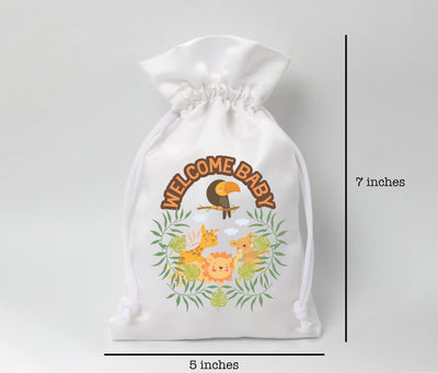 Safari Baby Shower Party Favor Bag