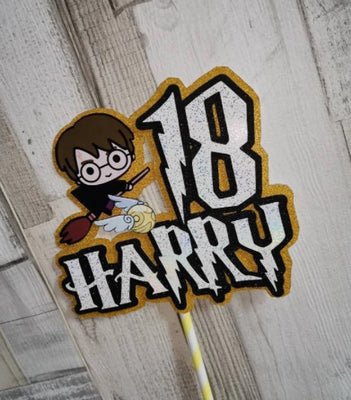 Harry Potter Birthday Party Cake Toppers  | BirthdayTheme Party Decorations
