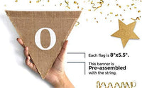 ONE Burlap Birthday Banner for Boy Girl