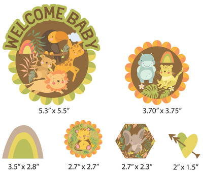 Safari Baby Shower Cake Decorations | Safari Cake Topper