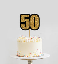 Happy Birthday Party Theme Cake Decorations | 50th Birthday Party Cake Toppers