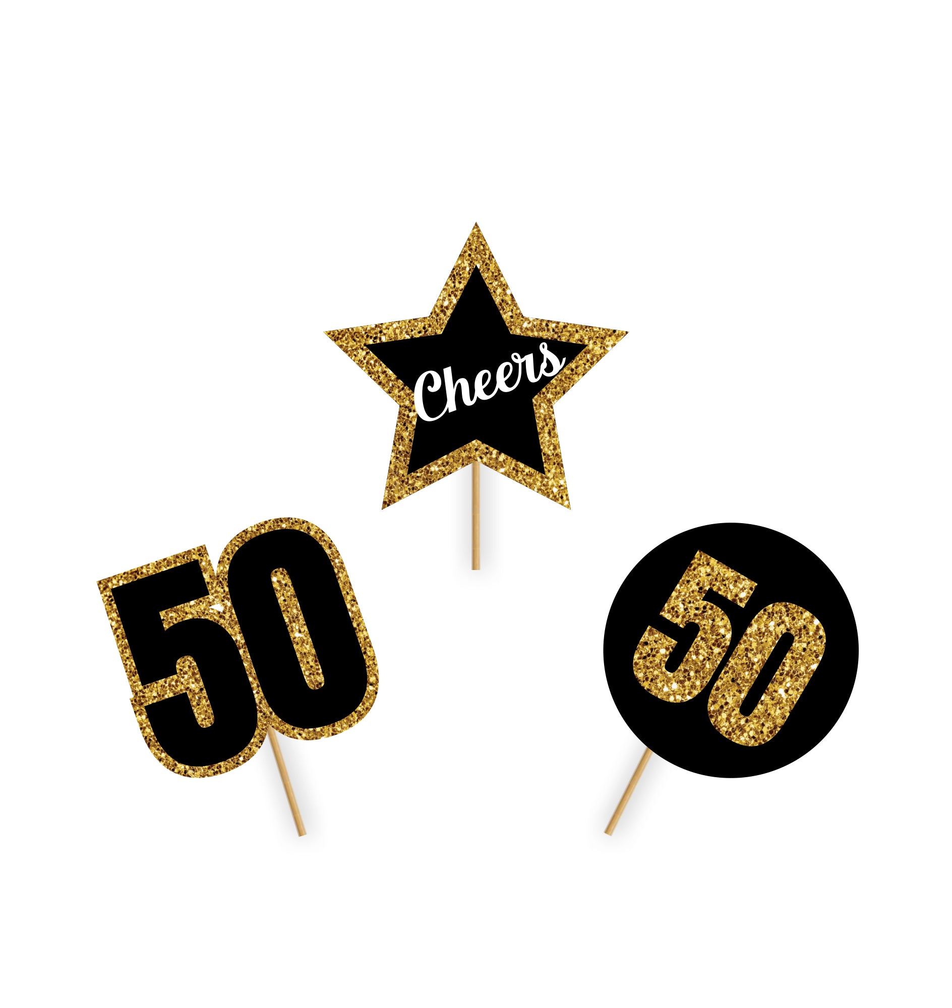 50th-birthday-party-supplies-birthday-party-theme-cupcake-toppers-partiesandsupplies for Free Printable 50th Birthday Cupcake Toppers 50th Birthday Party Supplies | Birthday Party Theme Cupcake Toppers – partiesandsupplies for Free Printable 50th Birthday Cupcake Toppers
