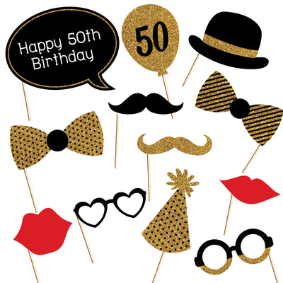Birthday Theme Party Photoprop | 50th Bithday Party Decors