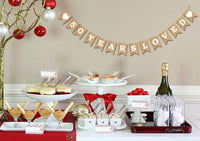 Party Favor Ideas for 50th Birthday - Burlap Banner