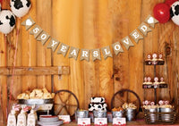 Party Favor Ideas for 50th Birthday - Burlap Banner