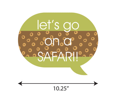 Safari Photo  Booth props
