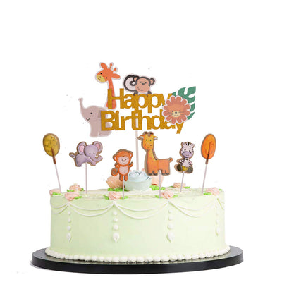 Cake Topper Safari Theme | Safari Cake Topper