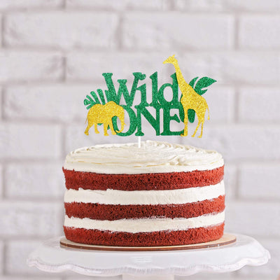 Animal Theme Birthday Cake Topper | Jungle Birthday Cake Decorations