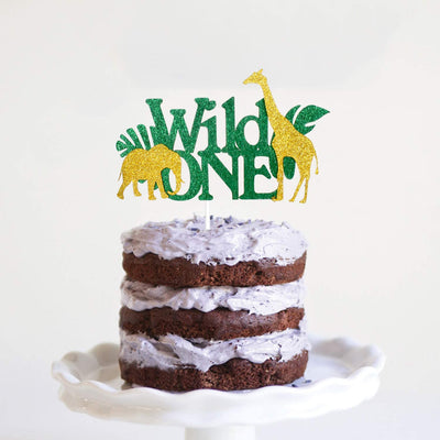 Animal Theme Birthday Cake Topper | Jungle Birthday Cake Decorations