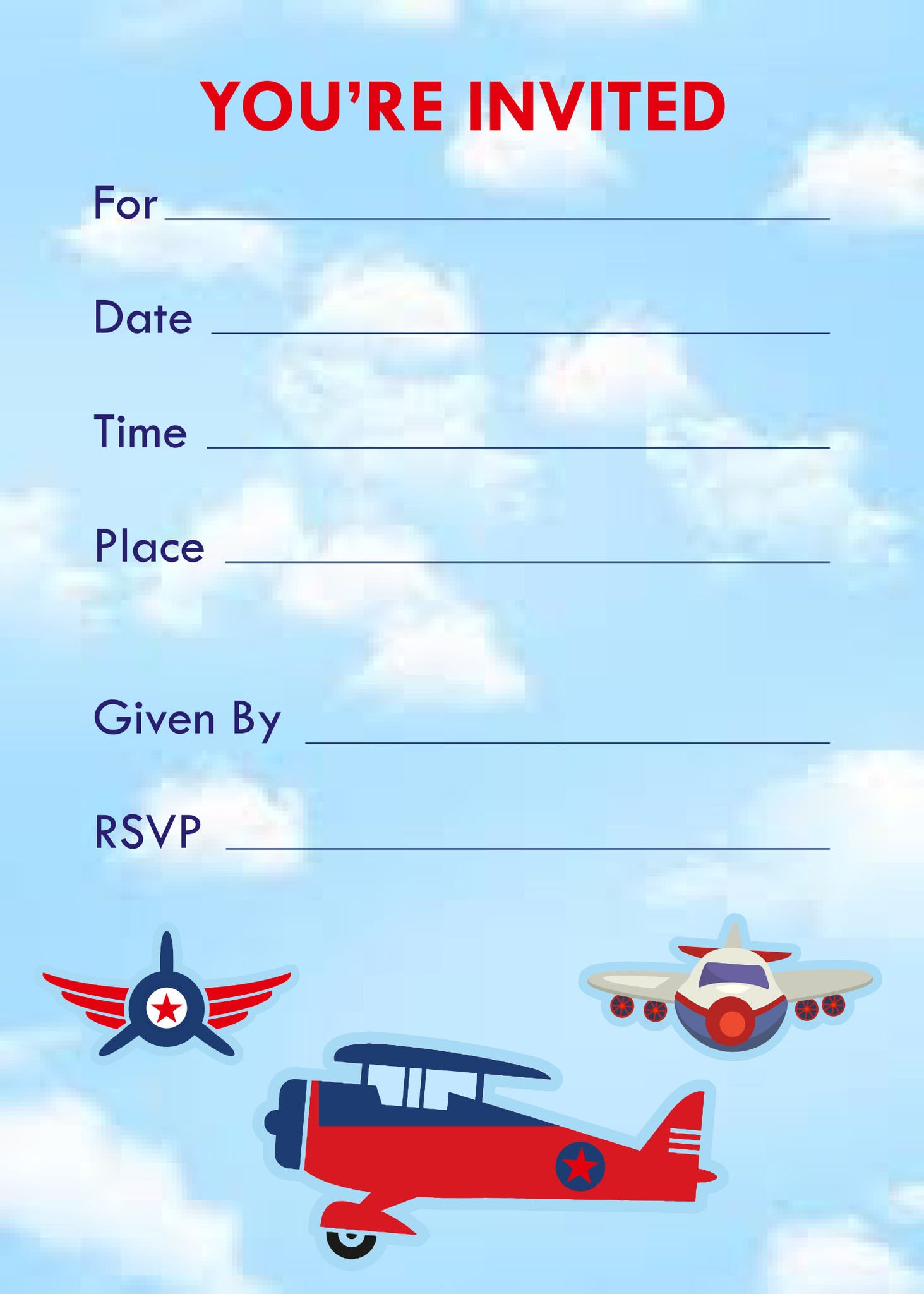Airplane Birthday Party Invitations | Airplane Theme Birthday Party Su – partiesandsupplies airplane-birthday-party-invitations-airplane-theme-birthday-party-su-partiesandsupplies