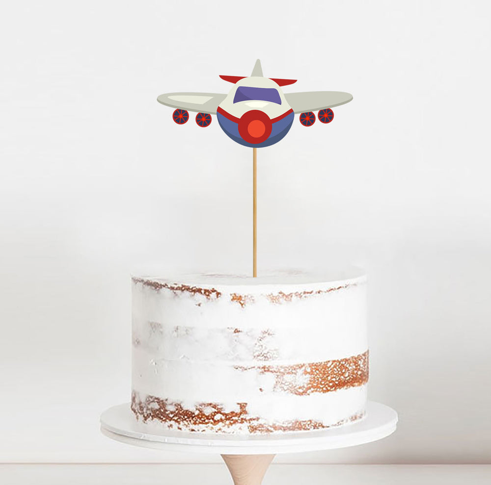 Airplane Cake Topper/Time Flies Topper/ Vintage Airplane Topper –  UniquePartiesByPatti