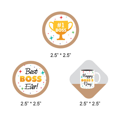 Boss's Day Cupcake Toppers