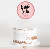 Bridal Shower Cake Topper