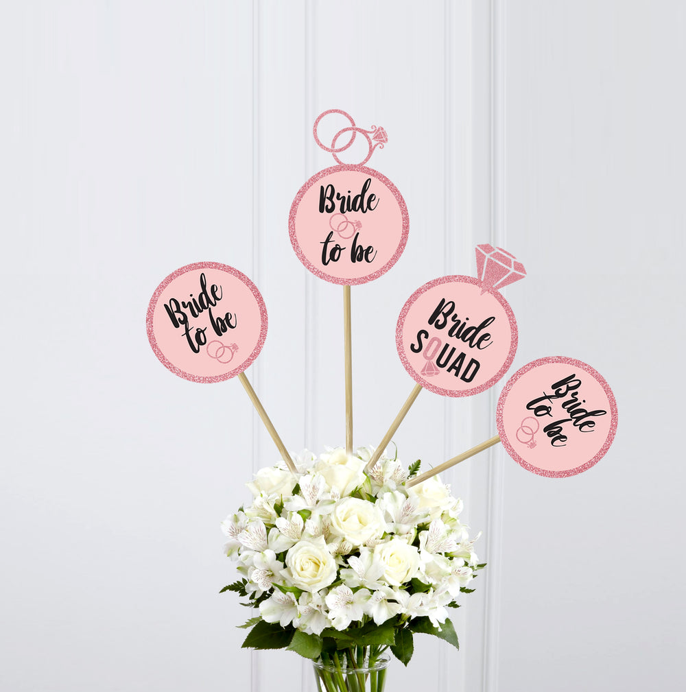 Rose Gold Centerpiece Ideas | Bridal Shower Centerpiece