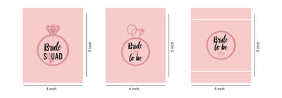 Bridal Shower Wine Bottle Labels