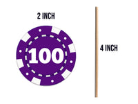 Casino Birthday Party Cake Topper | Casino Birthday Party Theme