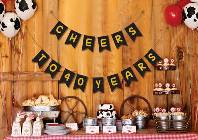 Fabulous 40th  Birthday Party Ideas   | Birthday Party Banner Decorations