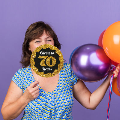 70th Birthday Theme Party Photoprop | Birthday PhotoBooth Props