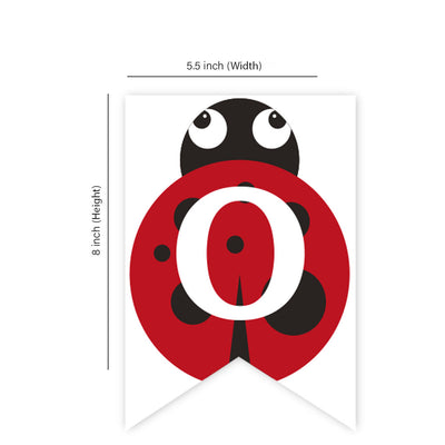 Lady Bug Birthday Party One High Chair Banner