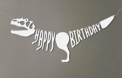 Dinosaur Birthday Banner