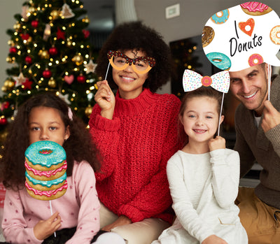 Donut Photo Booth Props