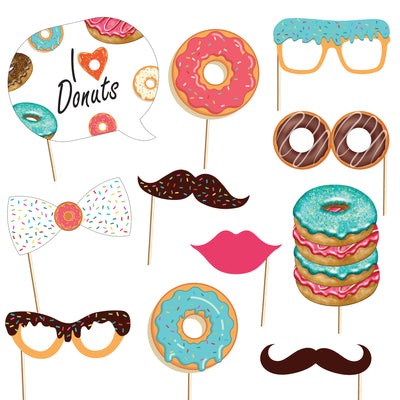 Donut Photo Booth Props