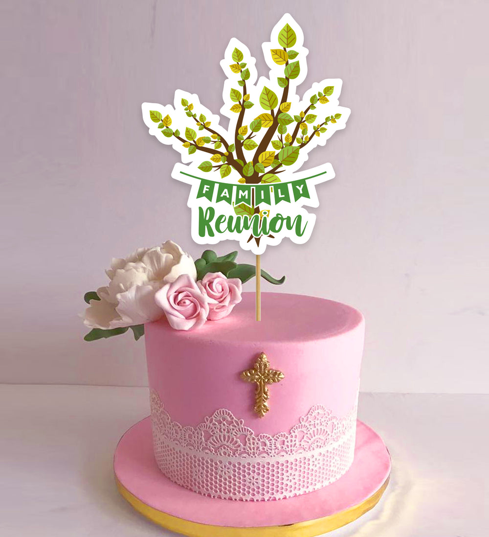 Family Reunion Cake Topper
