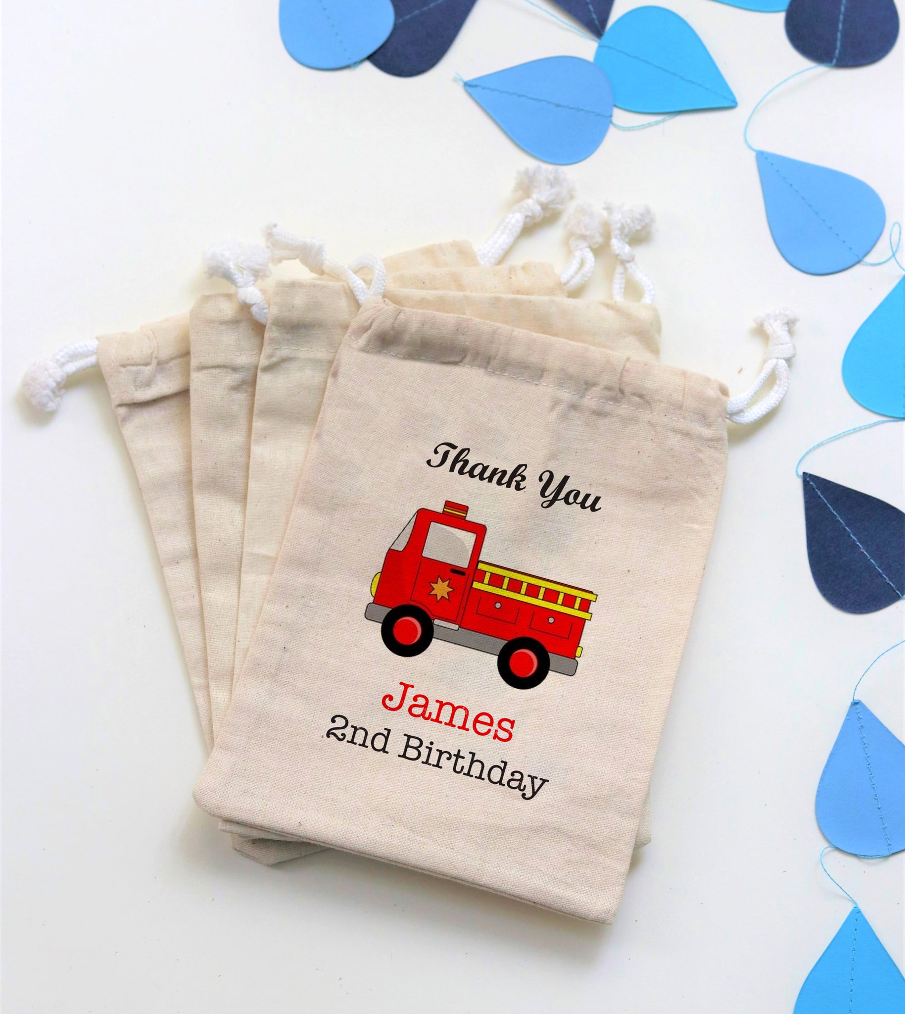 Wildkin Kids Luggage Tags|Suitcase Tag|Kids Travel Tags-Fire Truck