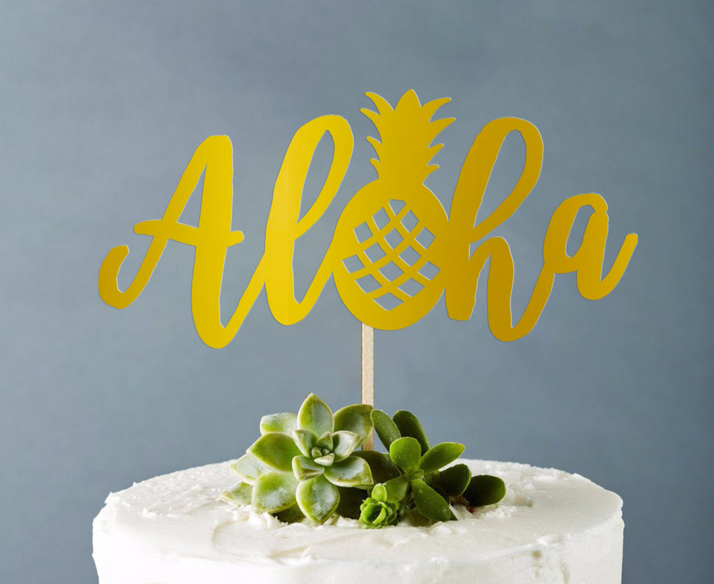 Hawaiian Theme Baby Shower Cake Decoration | Girl Baby Shower Party Supplies