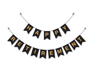 Happy Retirement Banner | Retirement Party Decoration