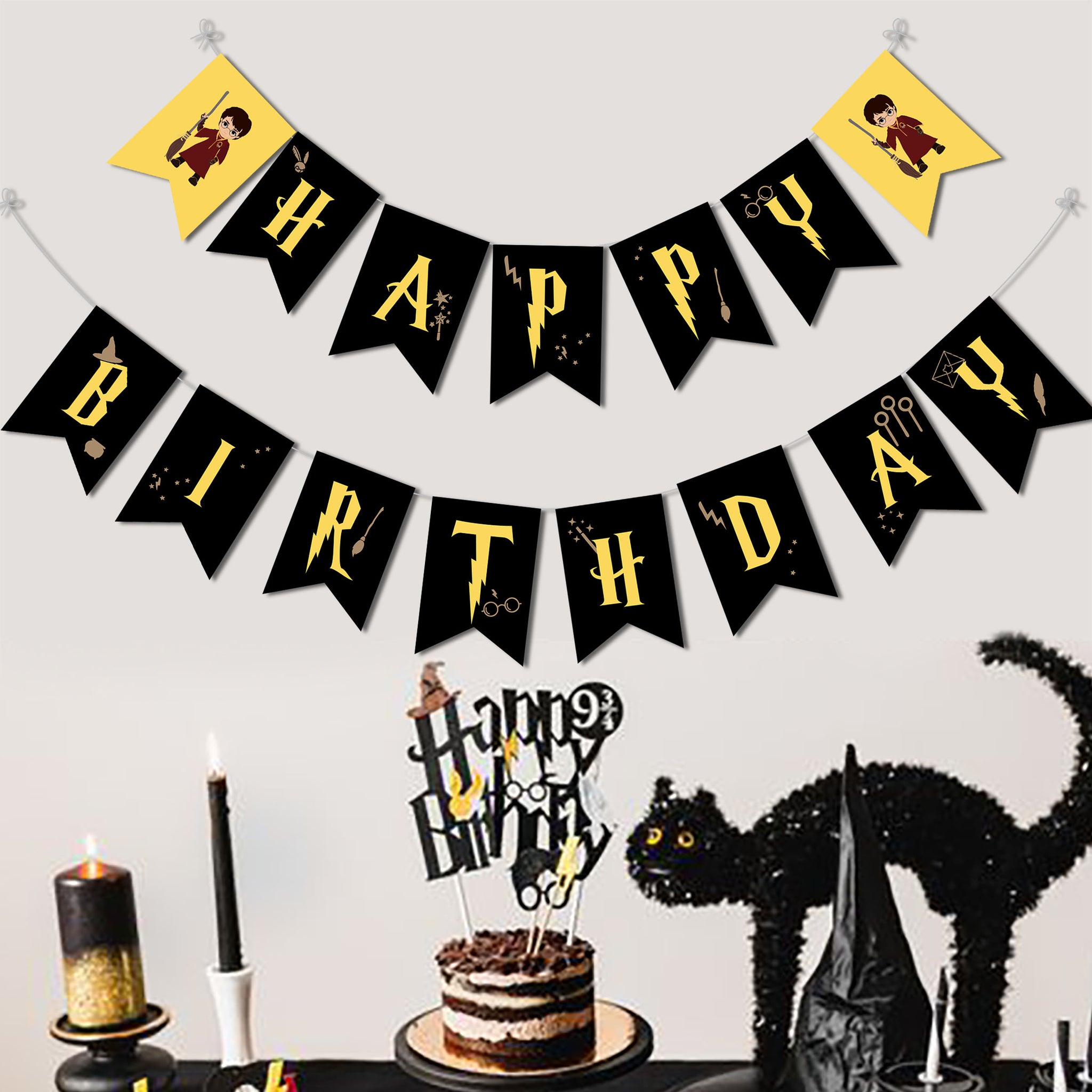 Harry Potter Birthday Banner Kit Party Supplies - The Party Place