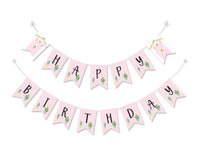 Llama Birthday Banner Party Supplies