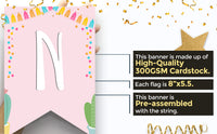 Llama Birthday Party One High Chair Banner