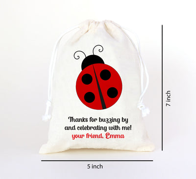 Lady Bug Gift Bag Ideas for Guest