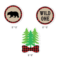 Lumberjack Birthday Party Centerpieces