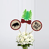 Lumberjack Birthday Party Centerpieces