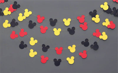 Minnie Mouse Garland | Minnie Mouse Baby Shower Decoration Ideas